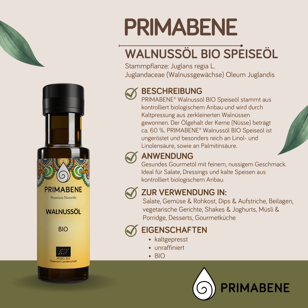 Bild von Walnussöl Bio - Speiseöl